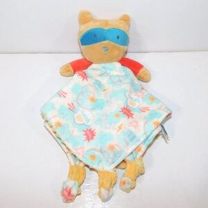 Mary Meyer Lil Hero Character Bear Plush Security Blanket Baby lovey nunu